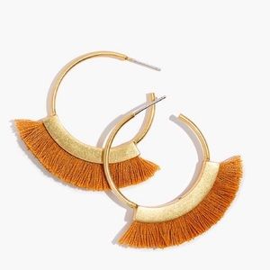 ***SOLD***NWT Madewell Tassel Hoop Earrings